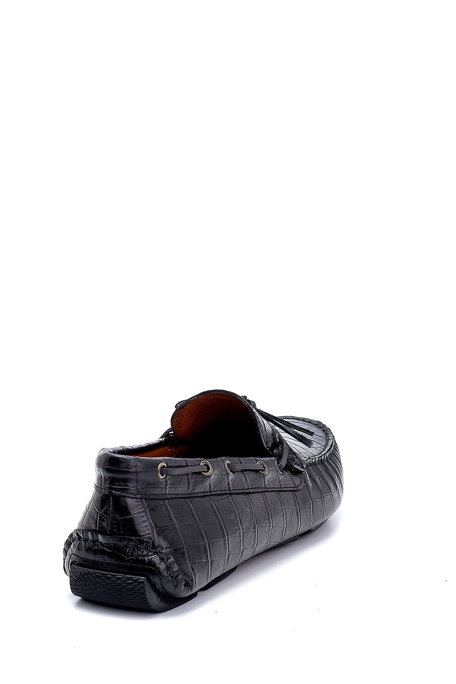 Men's Leather Crocodile Patterned Loafer