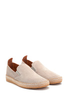 Men's Suede Leather Espadrilles | Derimod