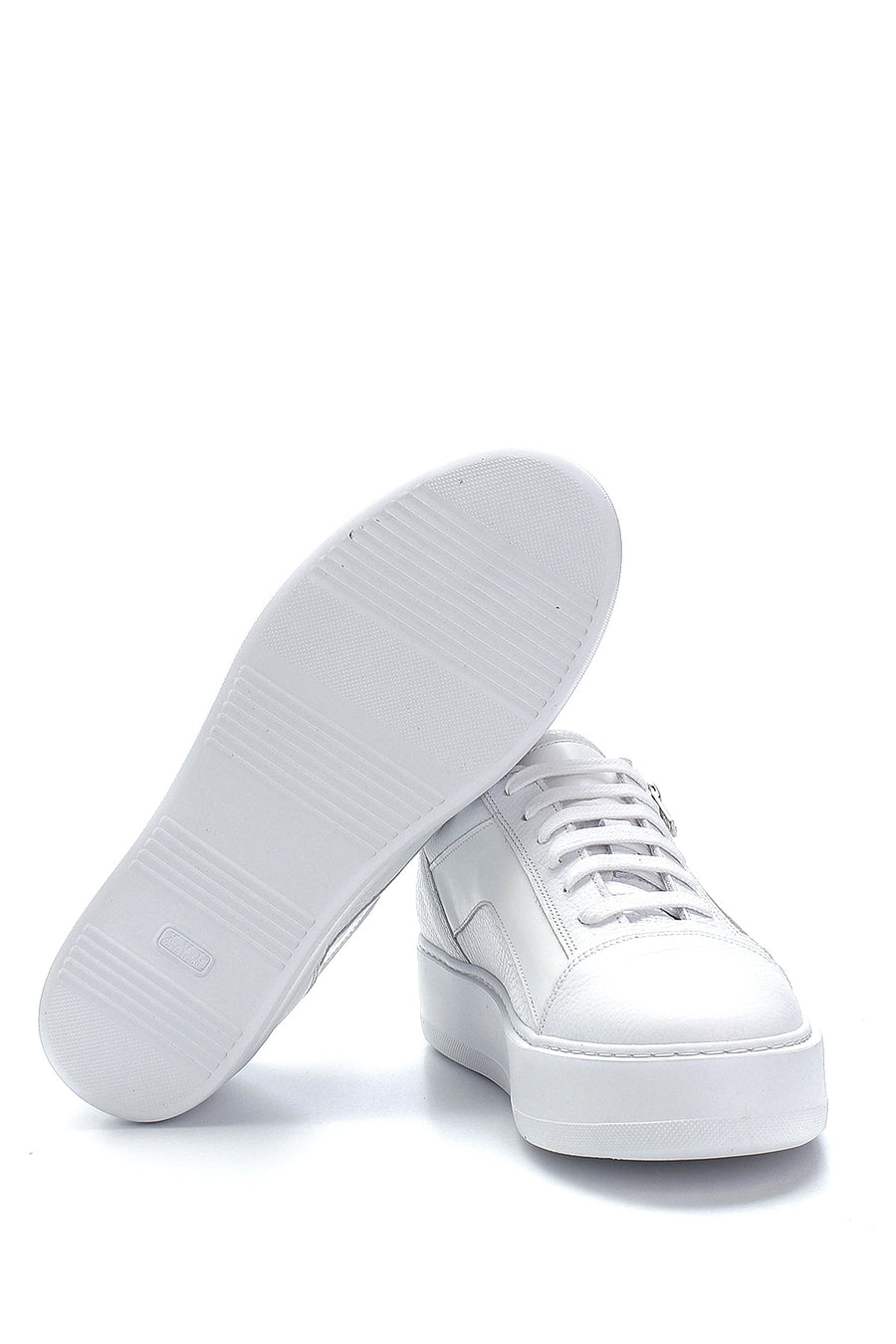 Men's Leather Zipper Detailed Sneaker