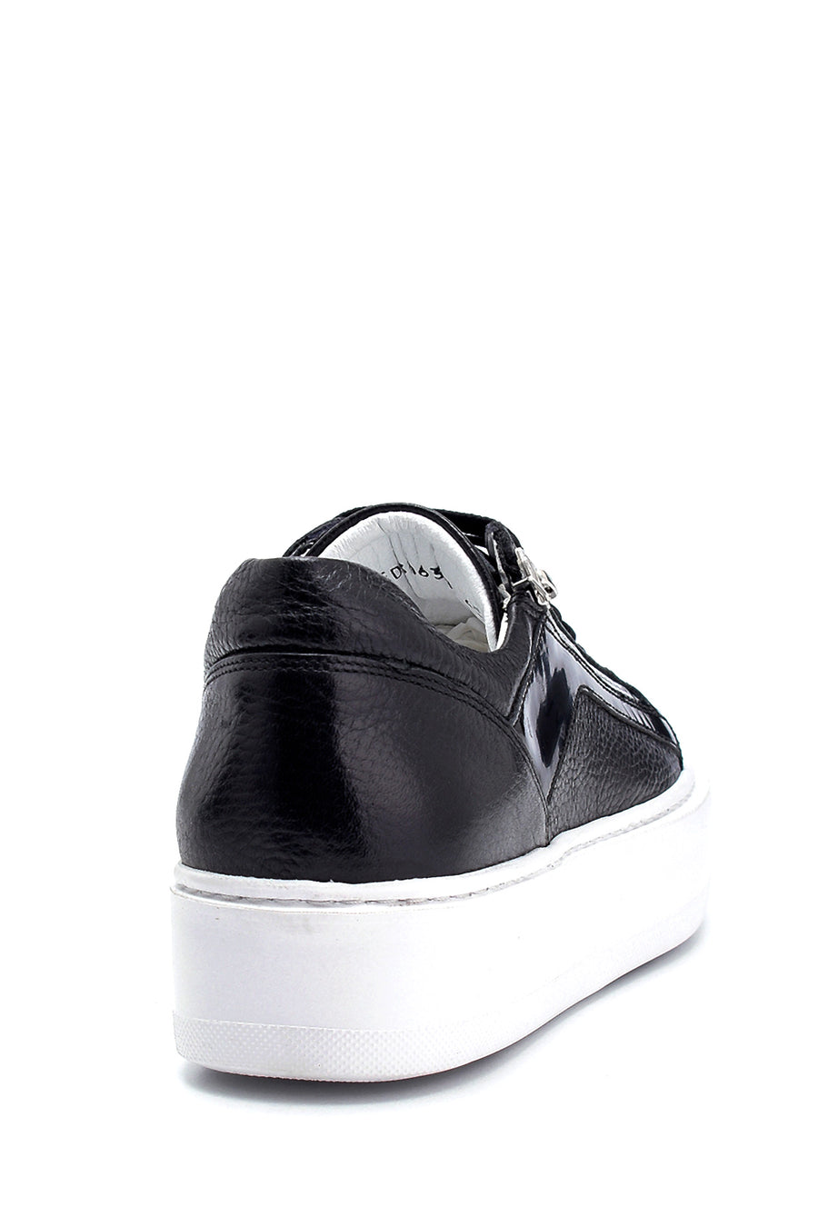 Men's Leather Zipper Detailed Sneaker