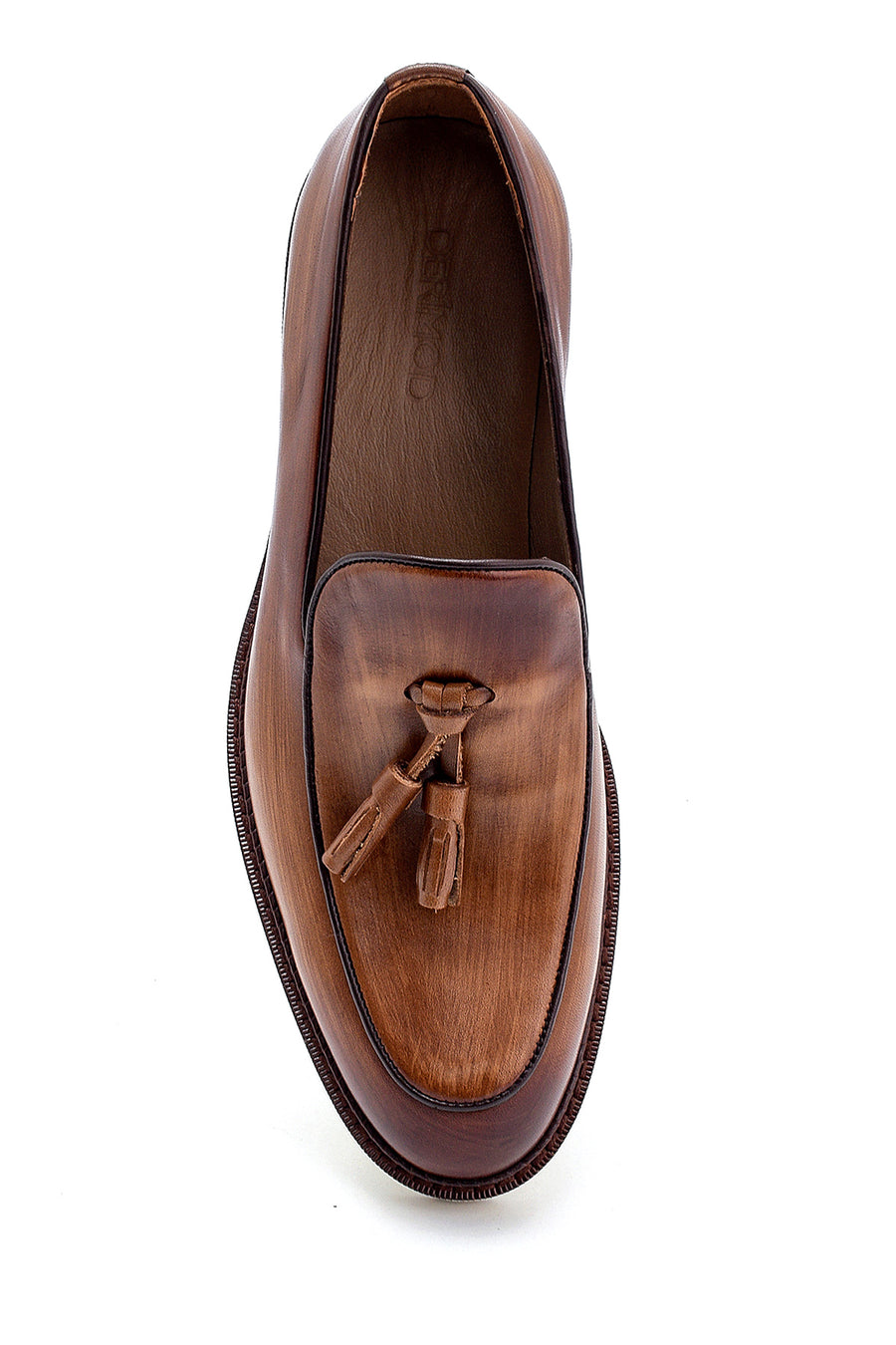 Erkek Deri Püskül Detaylı Loafer
