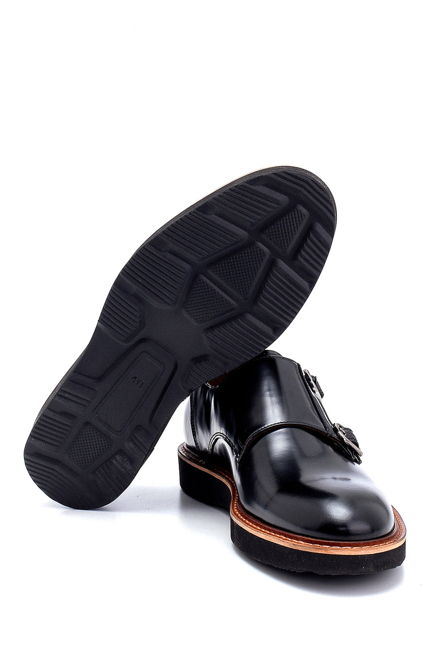 Men's Leather Patent Leather Shoes