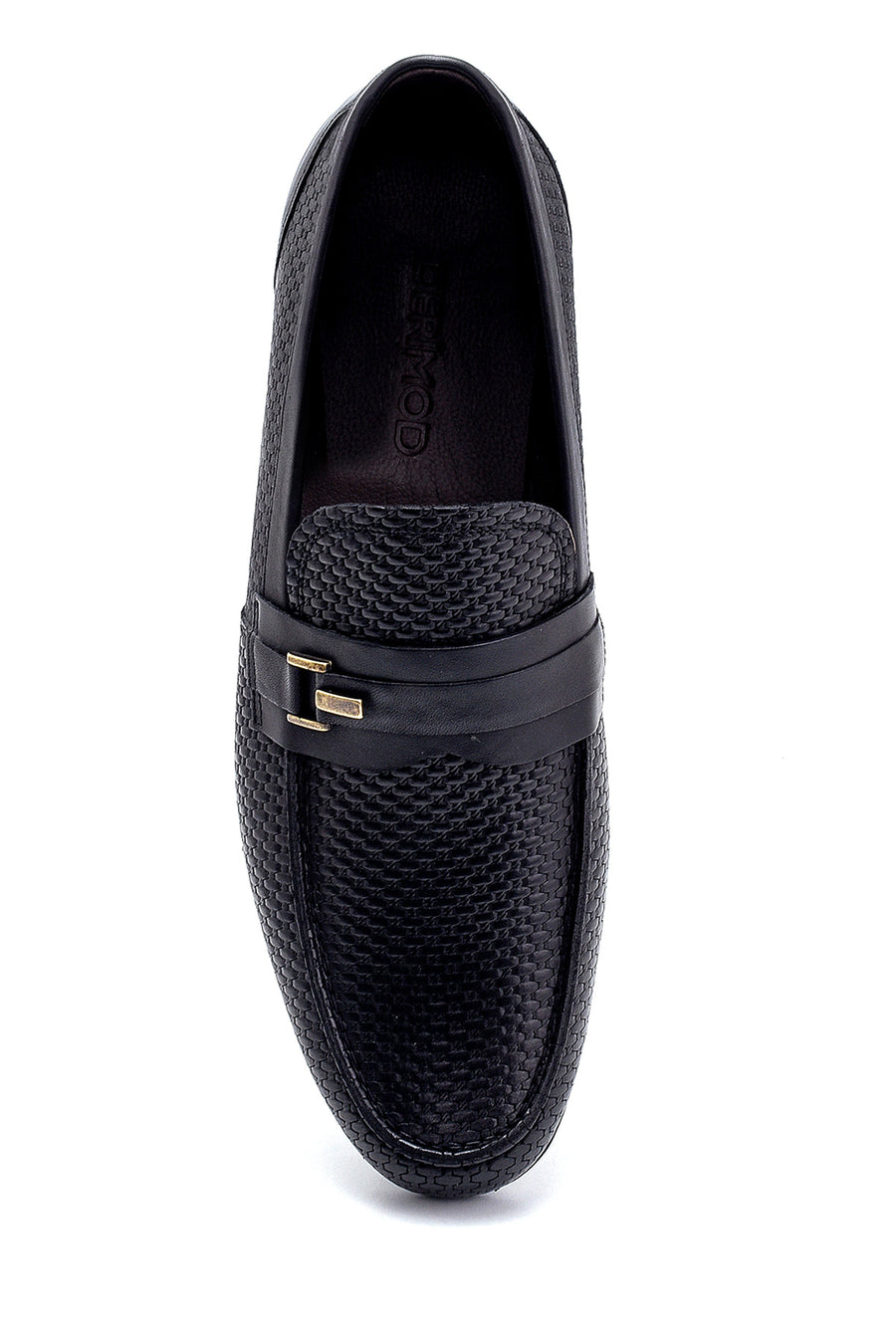 Erkek Deri Baskı Detaylı Loafer