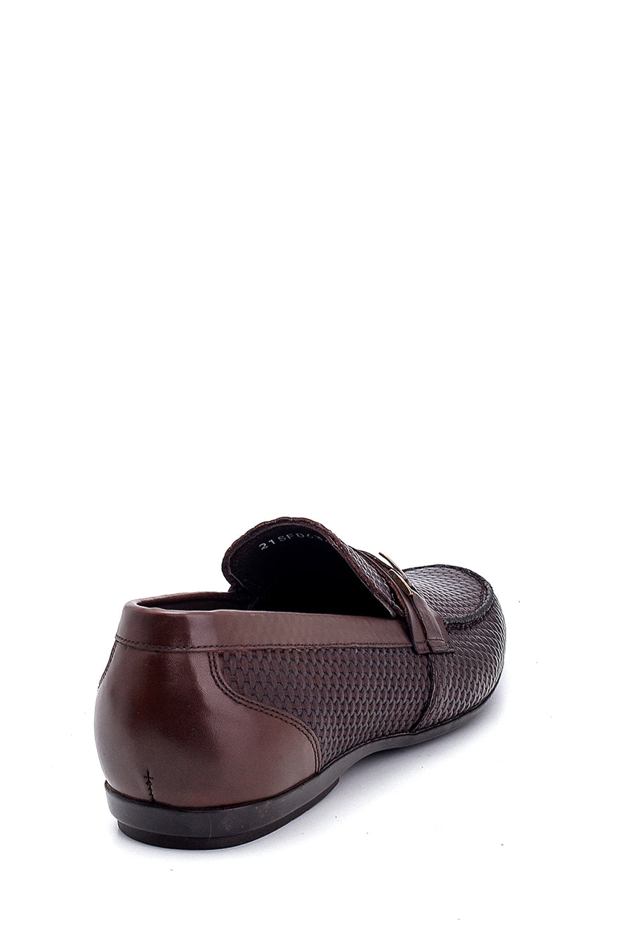 Erkek Deri Baskı Detaylı Loafer
