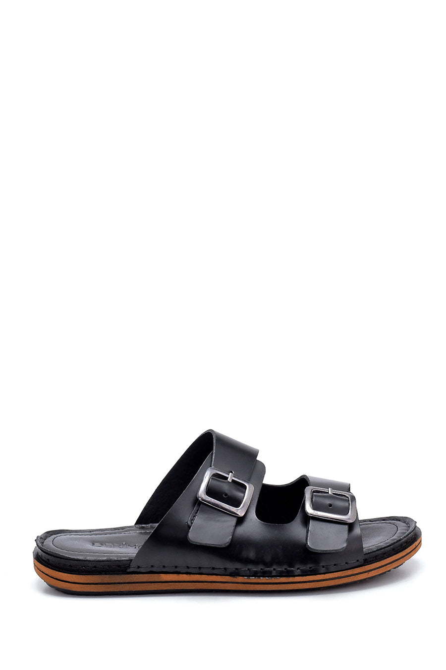 Men's Leather Slippers 21SFD638418 | Derimod