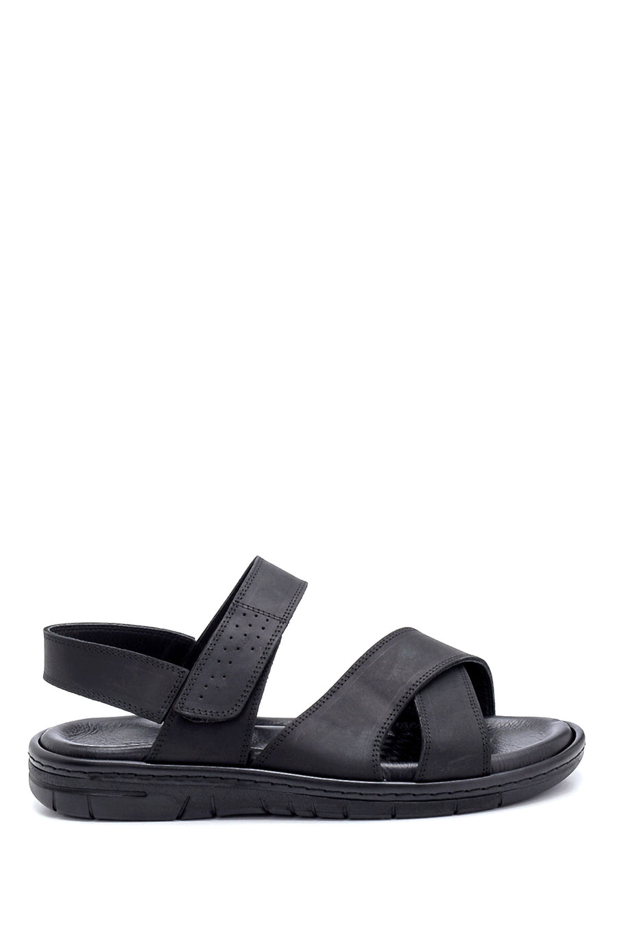 Men's Nubuck Strappy Sandals 21SFD6387V3 | Derimod