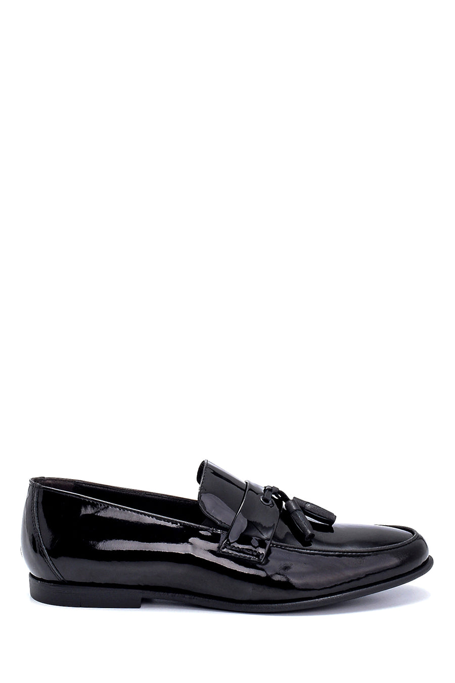 Men's Leather Patent Leather Classic Loafer 21SFD641022 | Derimod