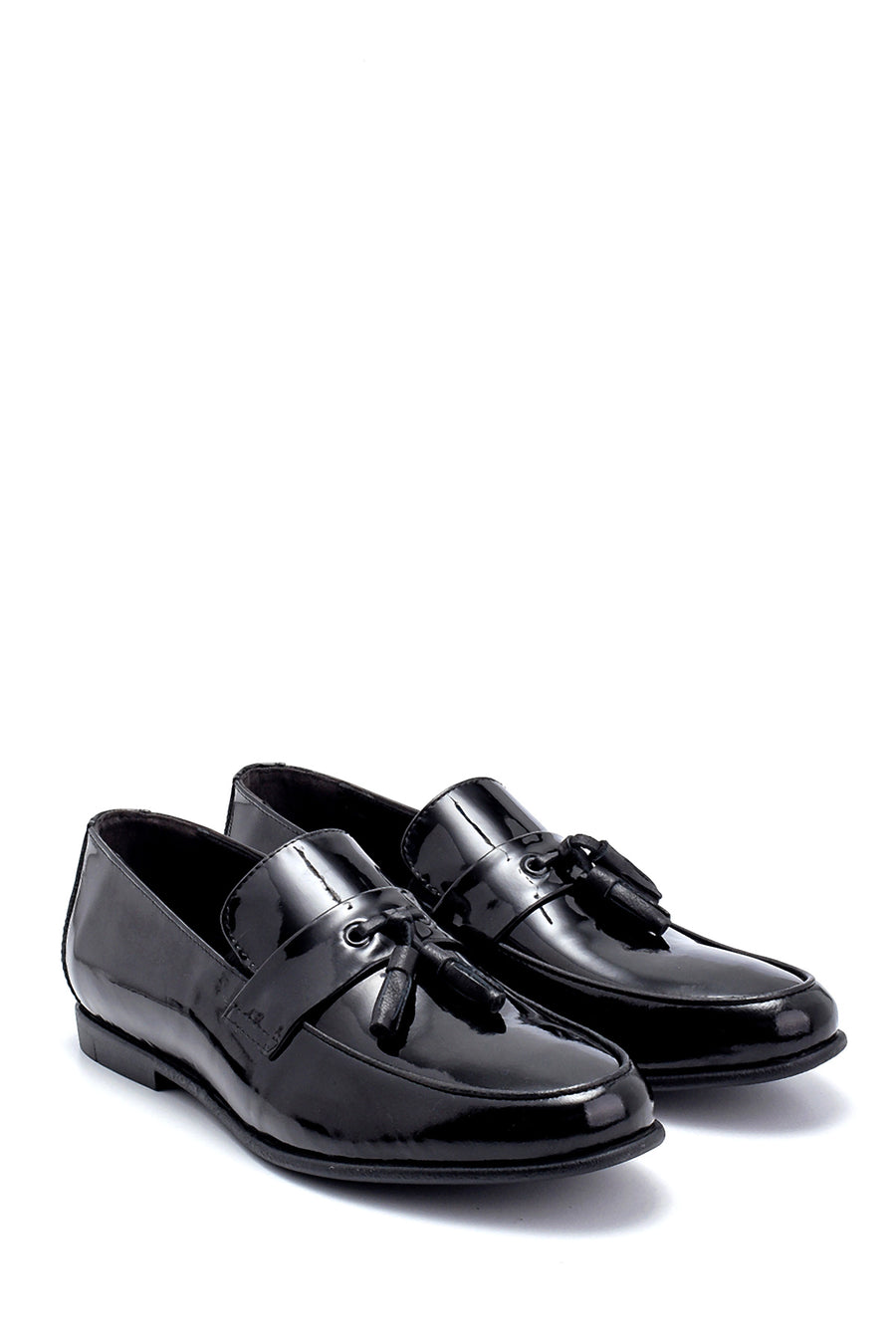 Men's Leather Patent Leather Classic Loafer