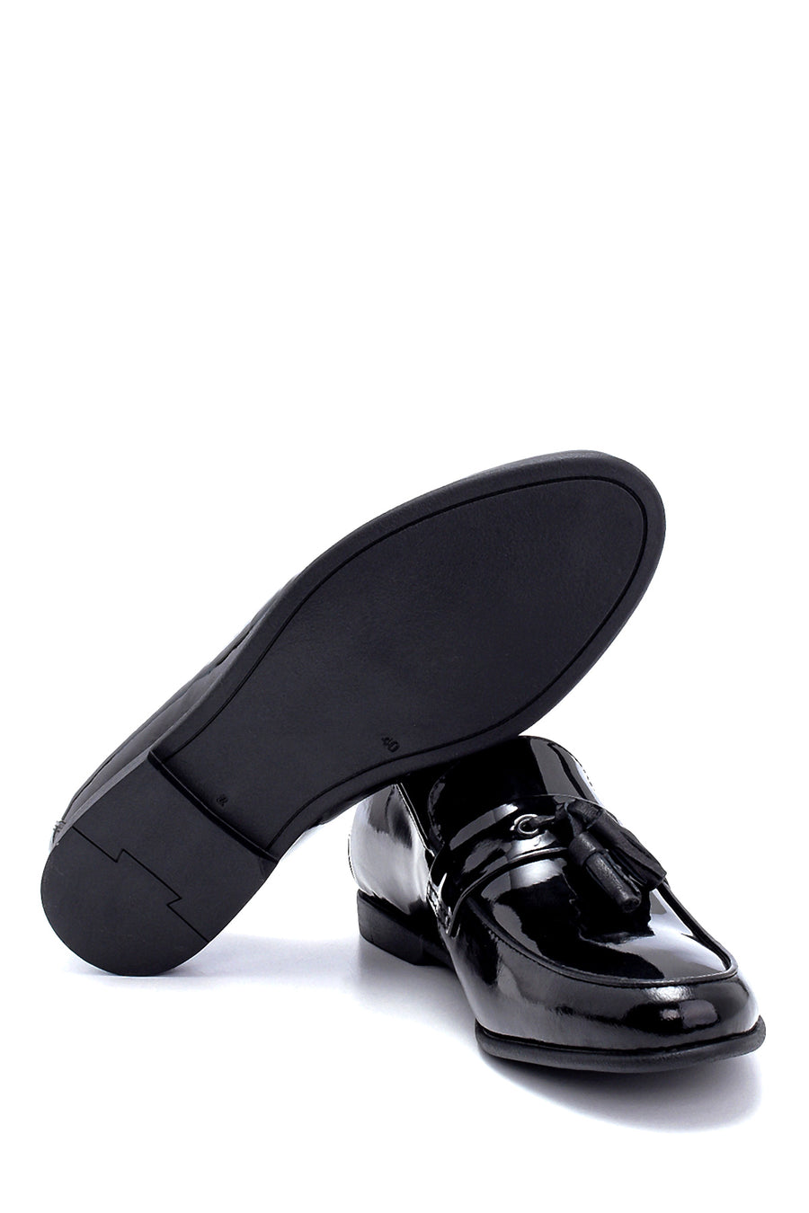 Men's Leather Patent Leather Classic Loafer
