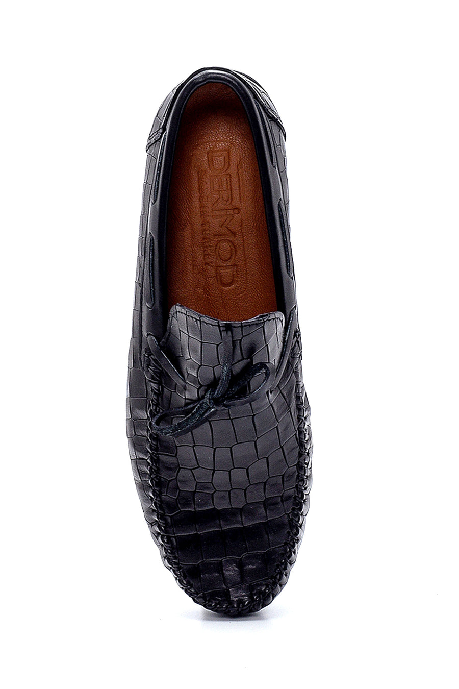 Men's Leather Crocodile Patterned Loafer