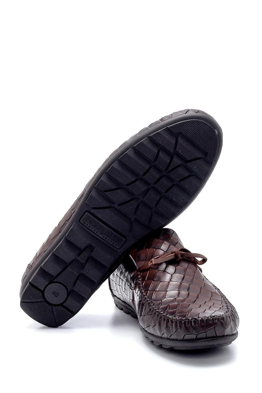 Men's Leather Crocodile Patterned Loafer
