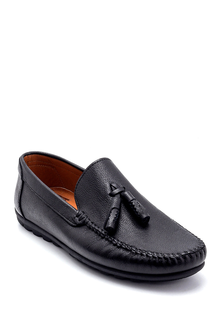 Erkek Deri Püskül Detaylı Loafer