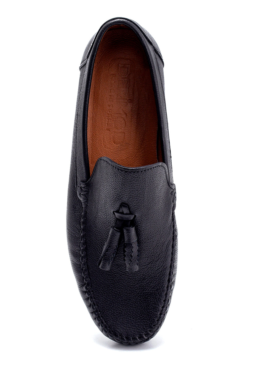 Erkek Deri Püskül Detaylı Loafer