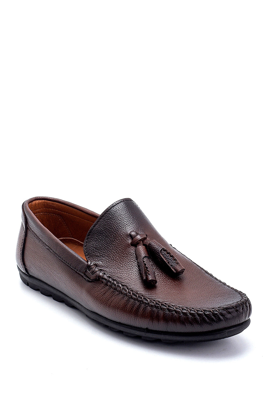 Erkek Deri Püskül Detaylı Loafer