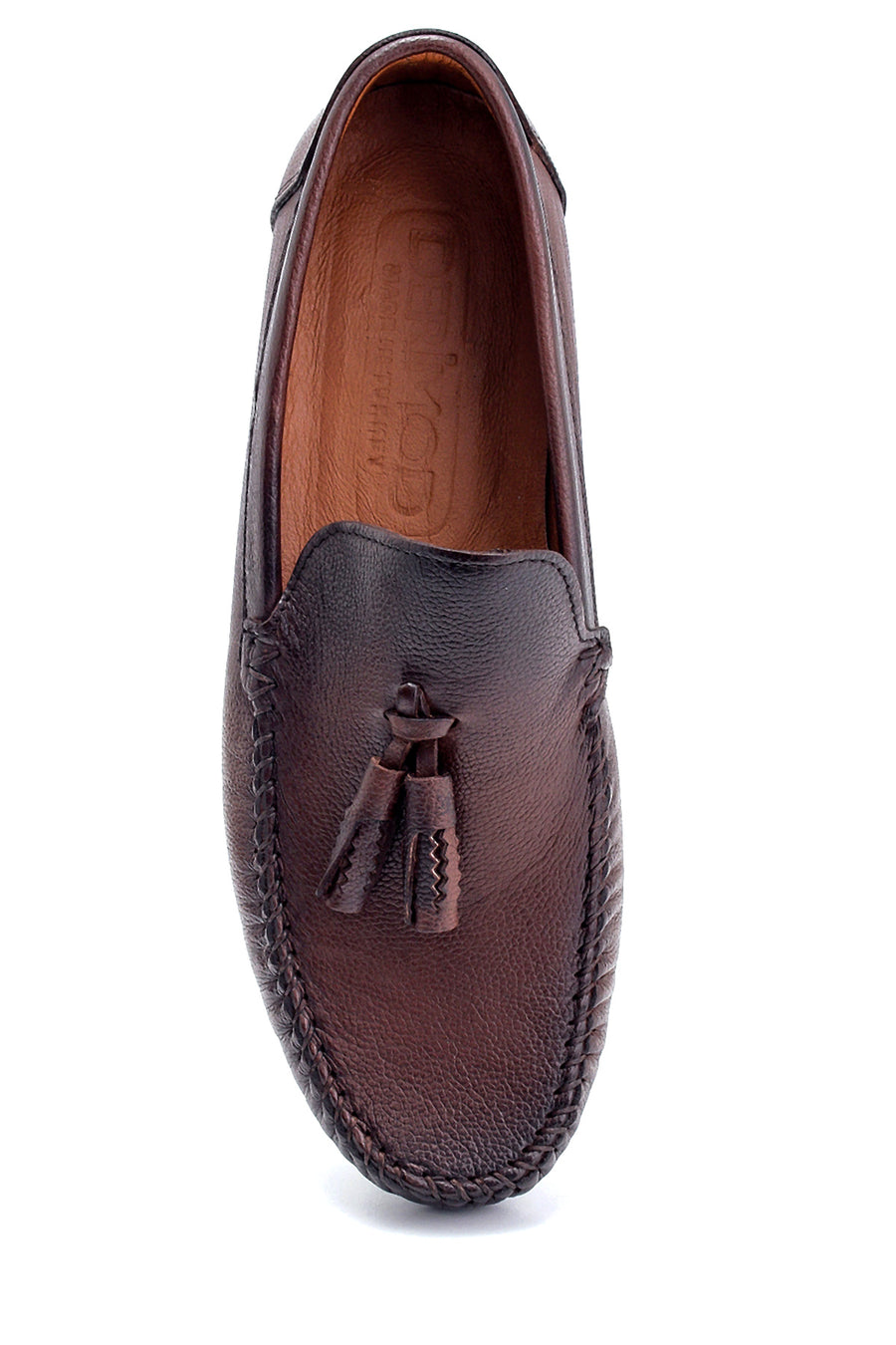 Erkek Deri Püskül Detaylı Loafer