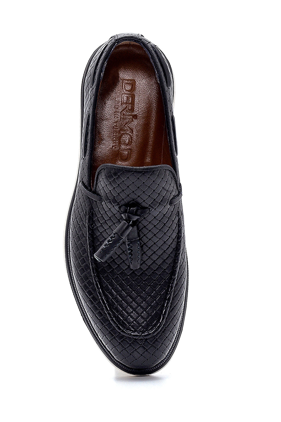 Men's Leather Printed Casual Loafer