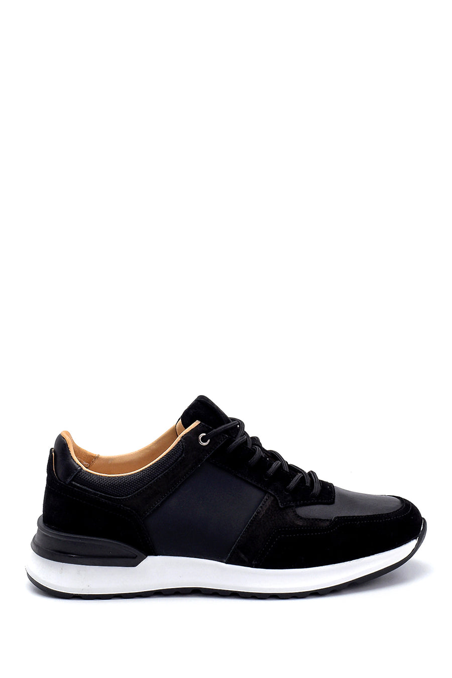 Men's Suede Detailed Leather Sneaker 21SFD651314 | Derimod