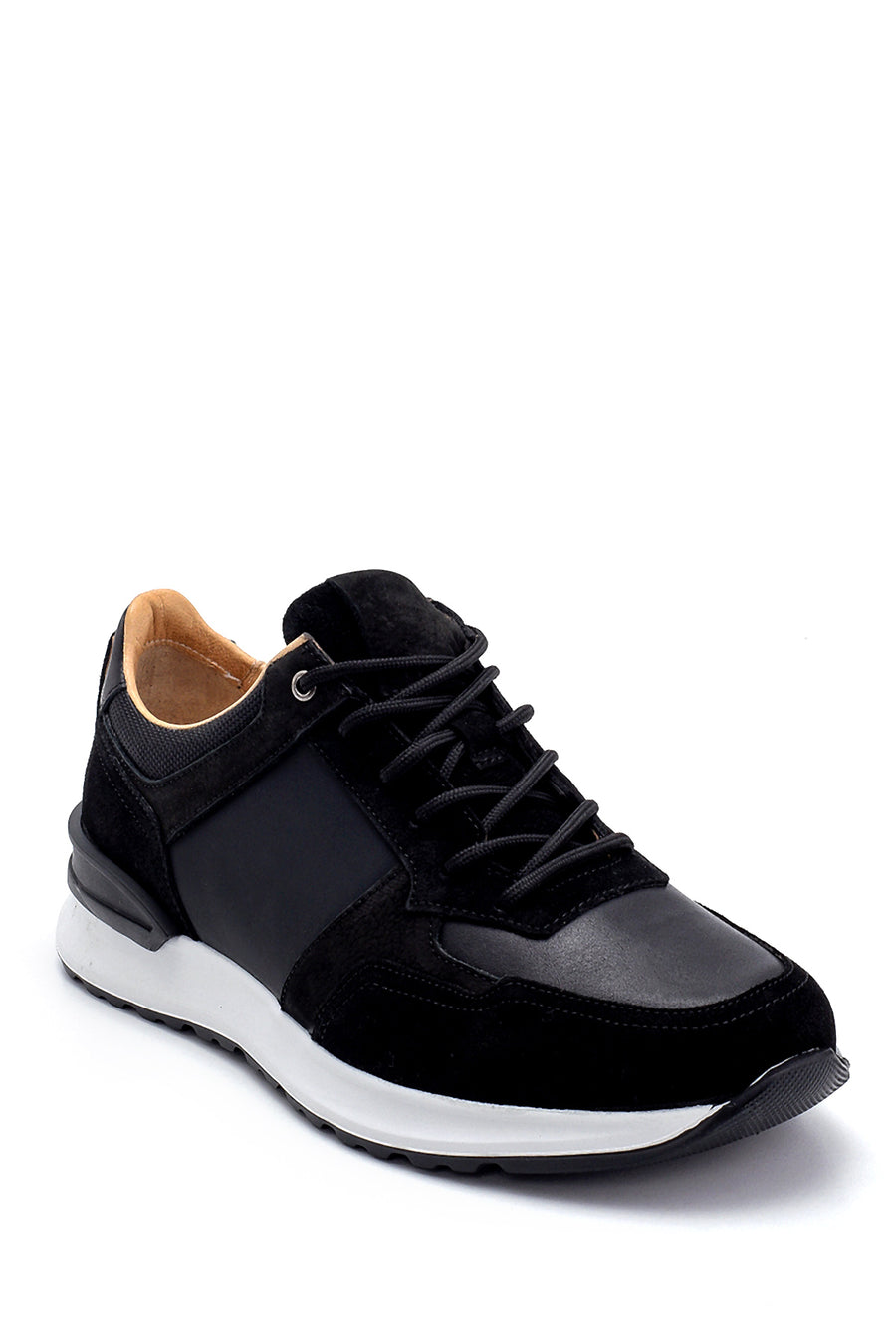 Men's Suede Detailed Leather Sneaker