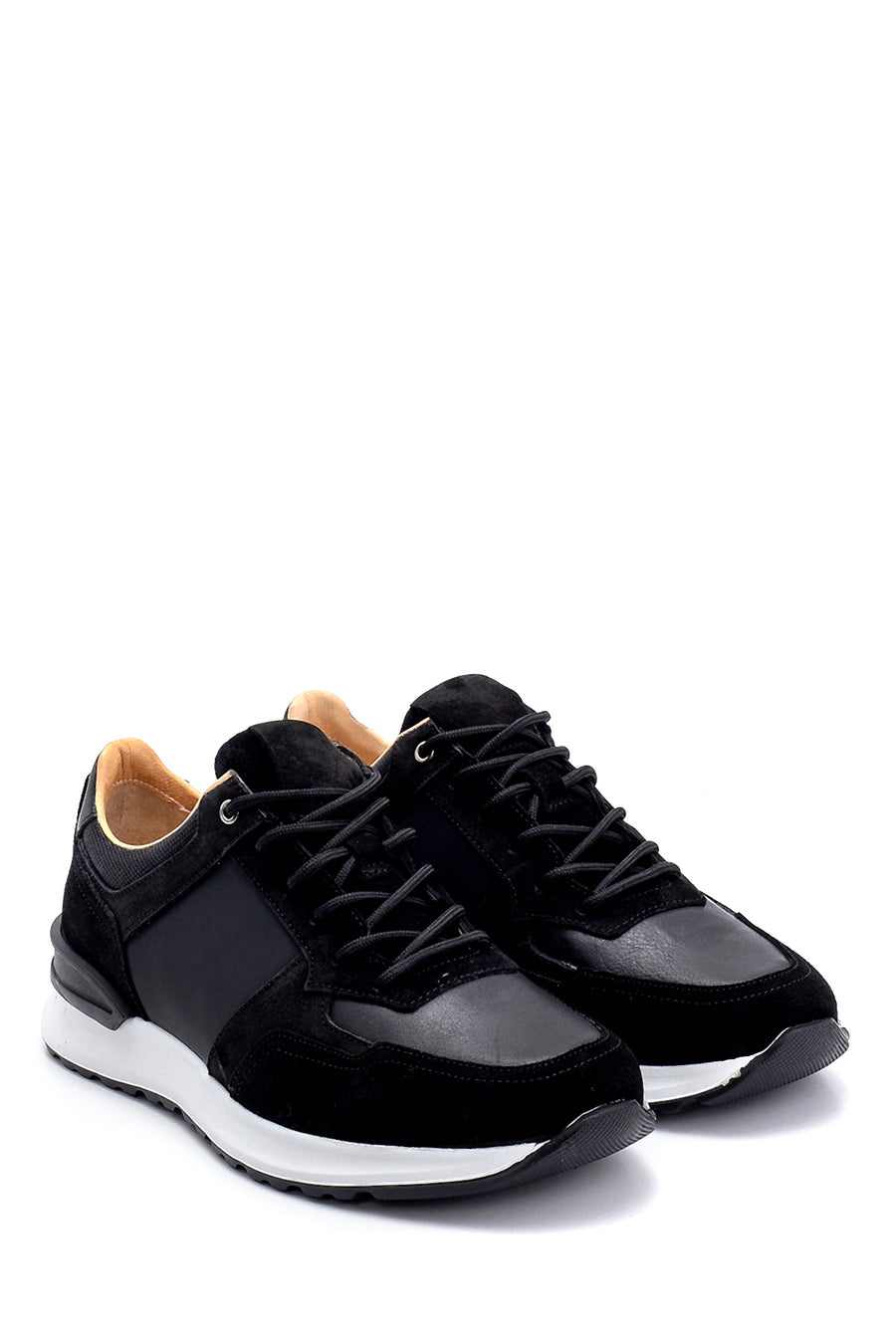 Men's Suede Detailed Leather Sneaker