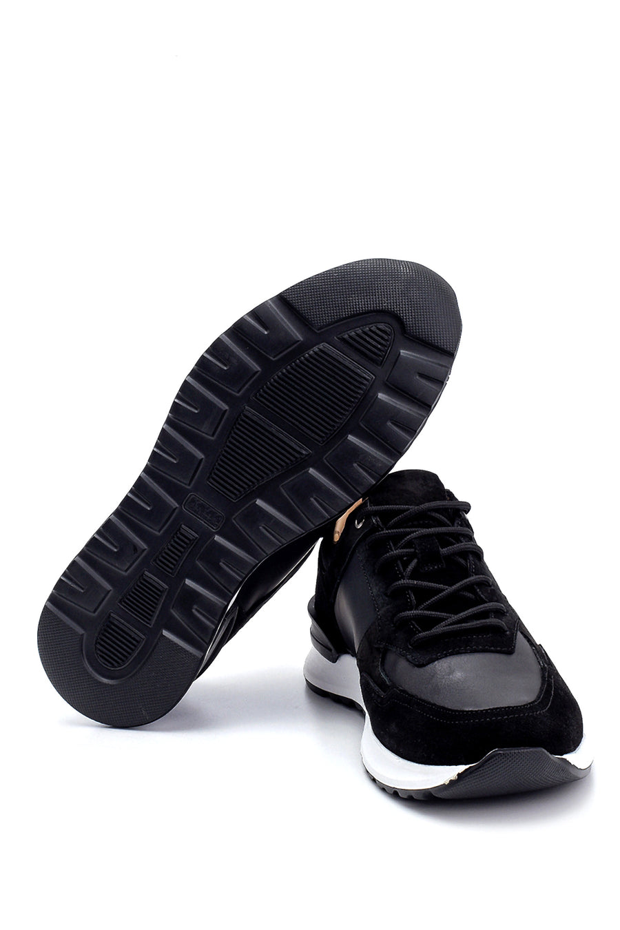 Men's Suede Detailed Leather Sneaker