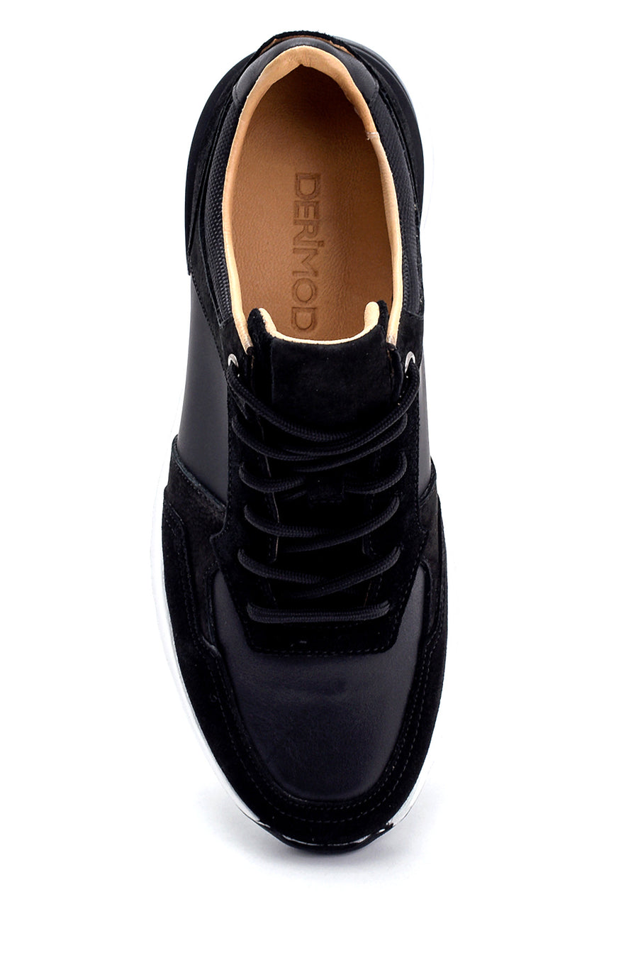 Men's Suede Detailed Leather Sneaker