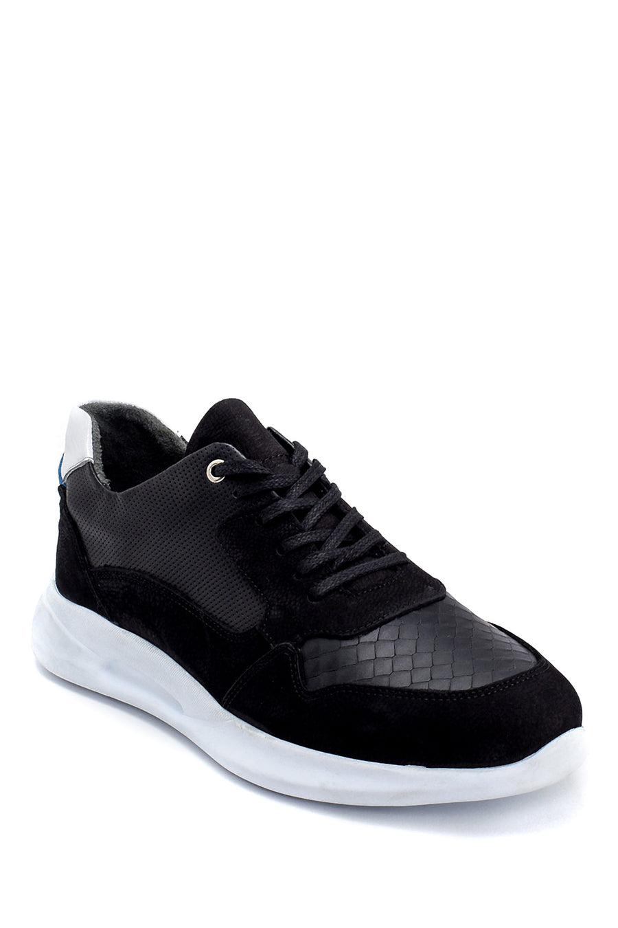 Men's Suede Detailed Leather Sneaker