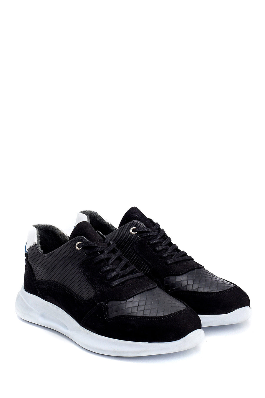 Men's Suede Detailed Leather Sneaker