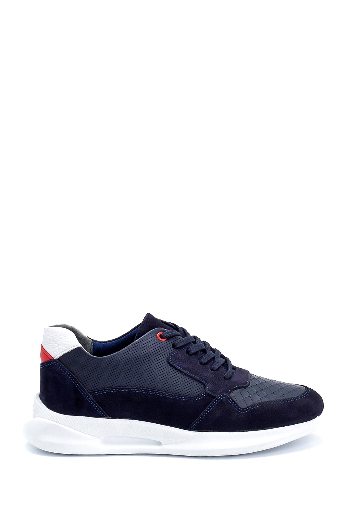 Erkek Süet Detaylı Deri Sneaker 21SFD653714 | Derimod