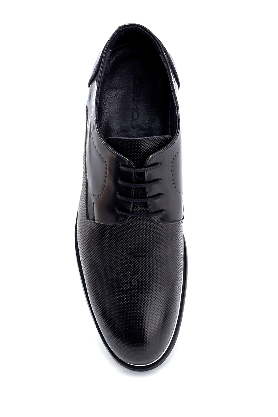 Men's Leather Printed Classic Shoes