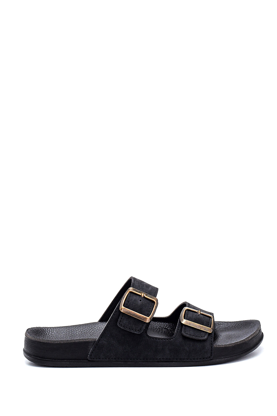 Men's Comfort Leather Slippers 21SFD6583V3 | Derimod