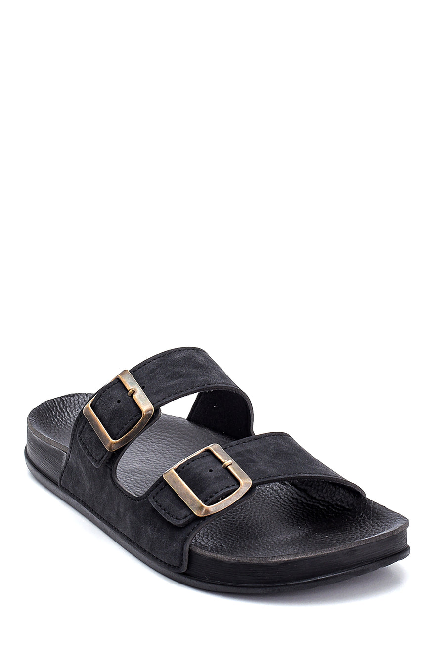 Men's Comfort Leather Slippers
