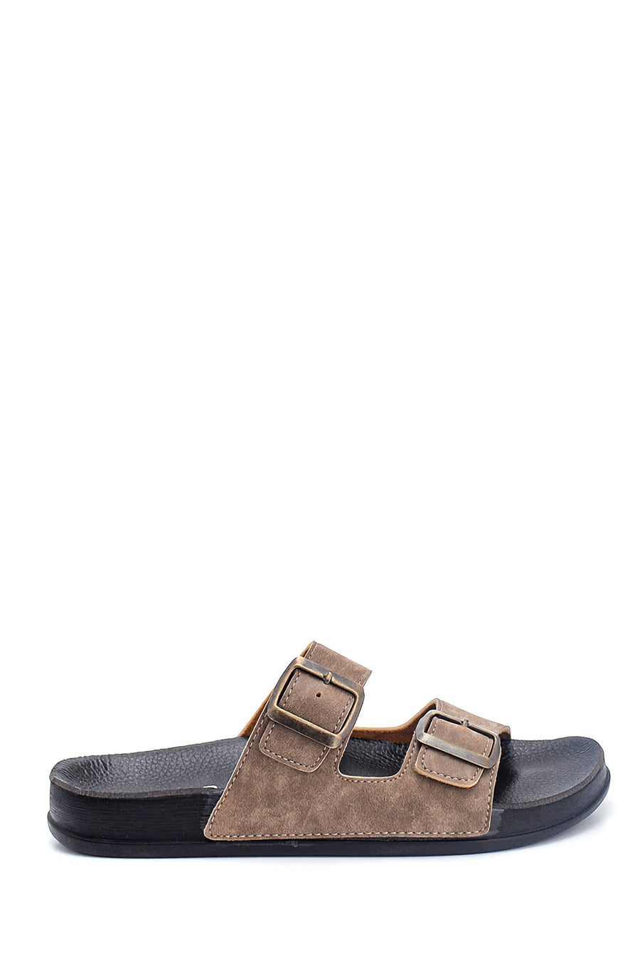 Men's Comfort Leather Slippers 21SFD6583V3 | Derimod
