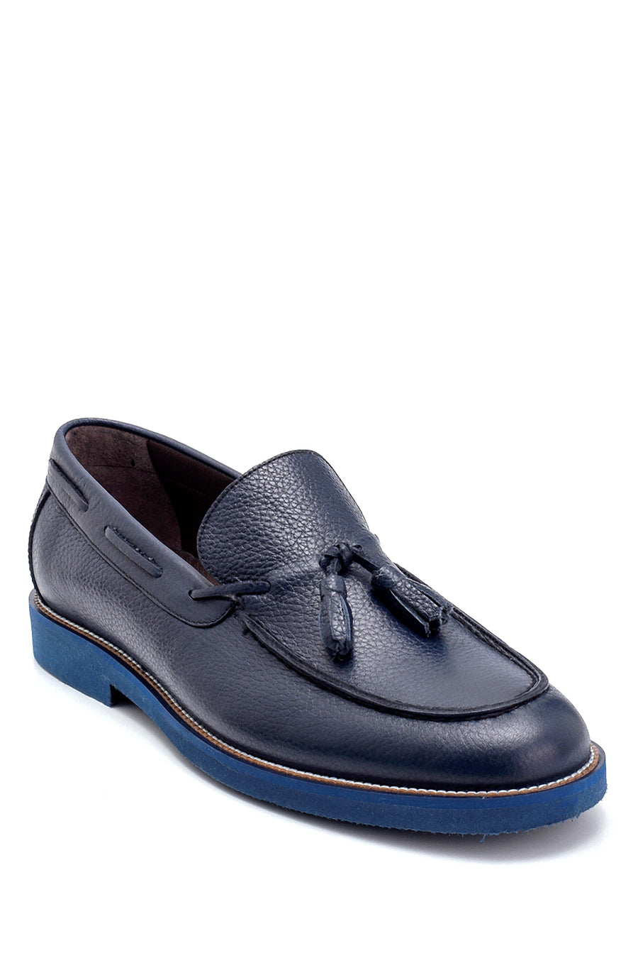 Erkek Deri Püskül Detaylı Loafer