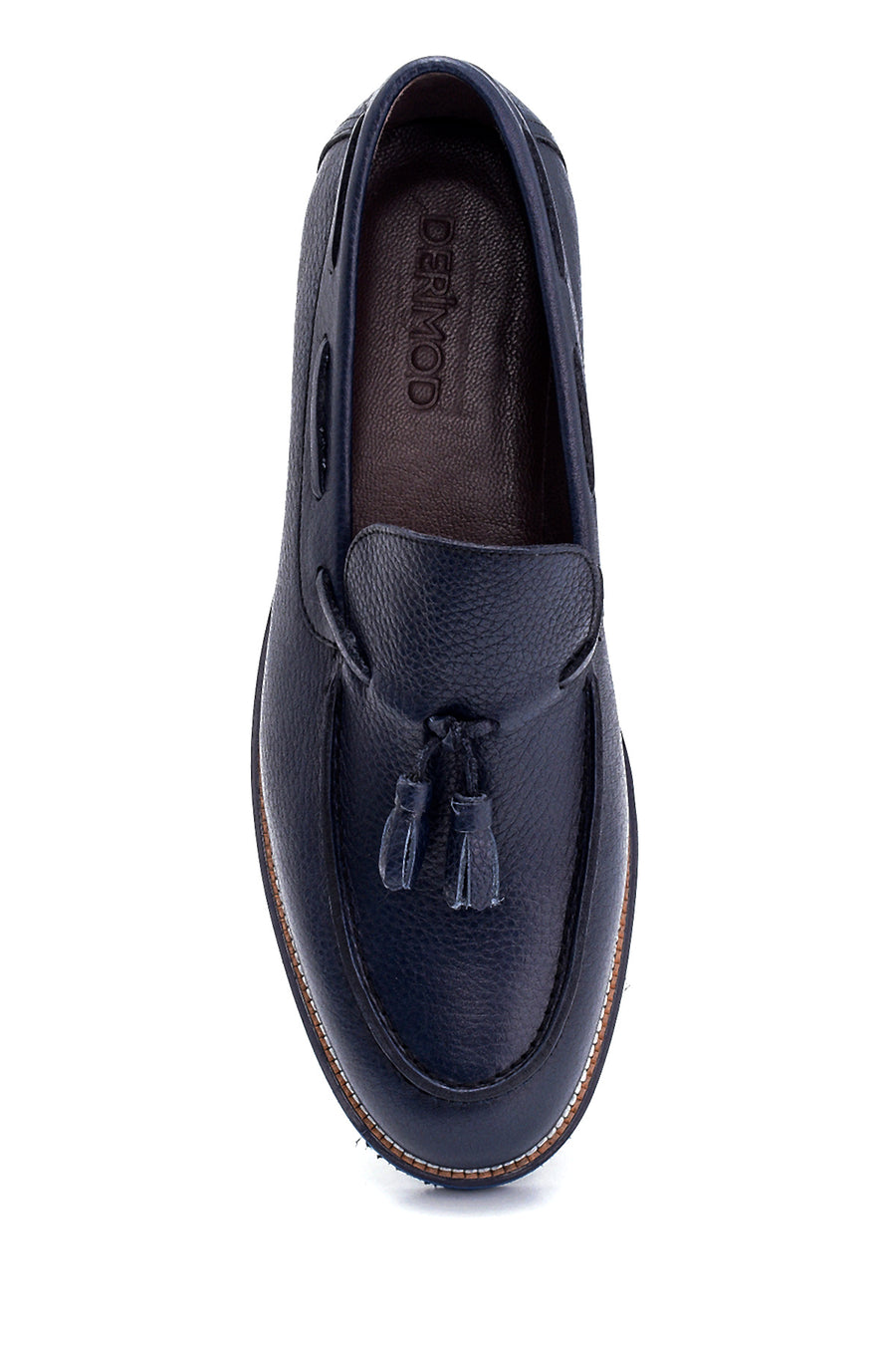 Erkek Deri Püskül Detaylı Loafer