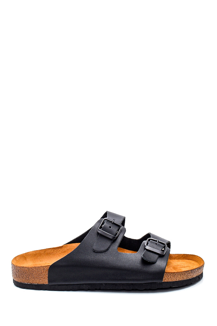 Men's Leather Slippers 21SFD665018 | Derimod