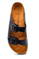 Men's Leather Slippers | Derimod