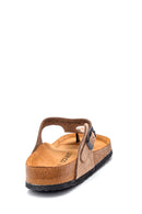 Men's Leather Suede Slippers | Derimod