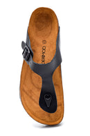 Men's Leather Slippers | Derimod
