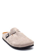 Men's Leather Suede Slippers | Derimod