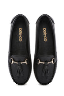 Women's Black Tassel Detailed Loafer | Derimod