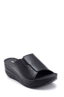 Women's Wedge Heeled Casual Slippers | Derimod