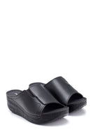 Women's Wedge Heeled Casual Slippers | Derimod