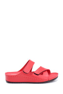 Women's Wedge Heel Banded Casual Slippers | Derimod