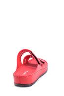 Women's Wedge Heel Banded Casual Slippers | Derimod