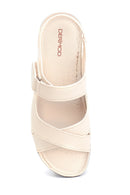 Women's Wedge Heel Casual Sandals | Derimod