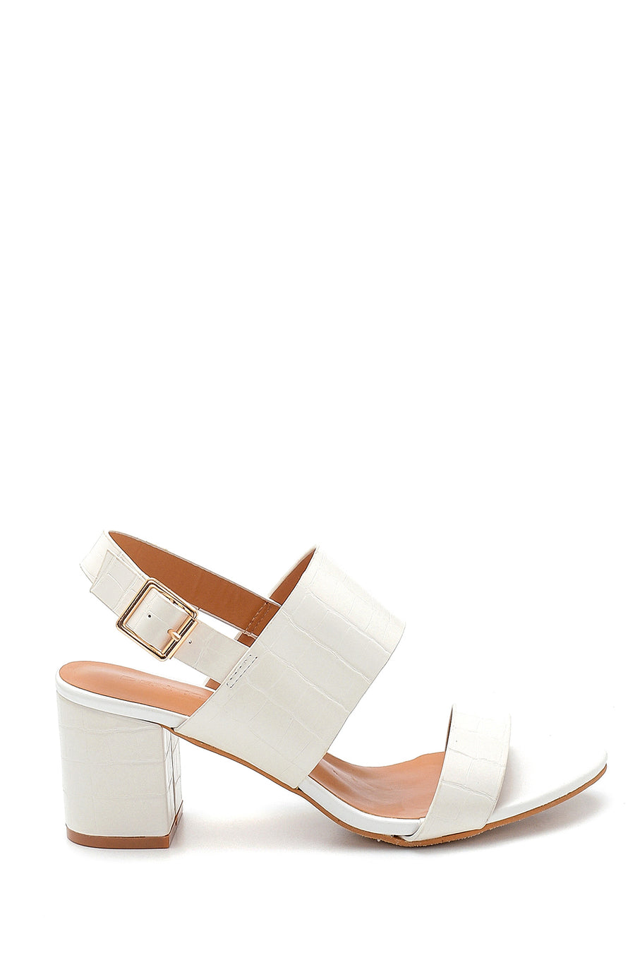 Women's Crocodile Patterned Sandals 21SFE4005E3 | Derimod