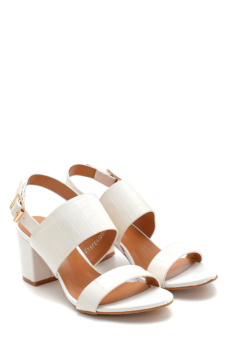 Women's Crocodile Patterned Sandals