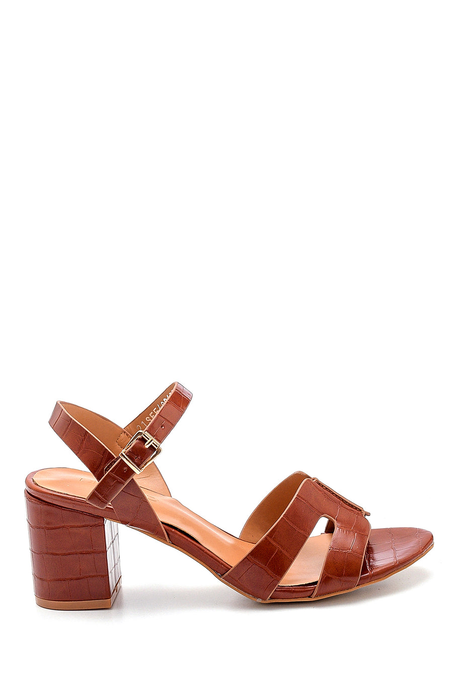 Women's Crocodile Patterned Sandals 21SFE4006E3 | Derimod