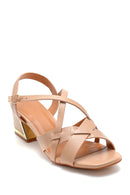 Kadın Topuk Detaylı Sandalet | Derimod