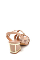 Kadın Topuk Detaylı Sandalet | Derimod